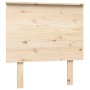 Solid pine wood bed headboard 79x6x82.5 cm by , Headboards and footboards - Ref: Foro24-819145, Price: 35,67 €, Discount: %