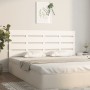 Cabecero de cama madera maciza de pino blanco 140x3x80 cm de , Cabeceros y pies de cama - Ref: Foro24-821343, Precio: 55,96 €...