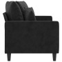 2-seater black velvet sofa 140 cm by , Sofas - Ref: Foro24-359308, Price: 242,36 €, Discount: %