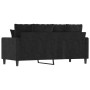 2-Sitzer-Sofa aus schwarzem Samt 140 cm von , Sofas - Ref: Foro24-359308, Preis: 242,36 €, Rabatt: %