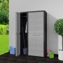 Garden cabinet with 4 shelves black and gray by vidaXL, Lockers and storage cabinets - Ref: Foro24-43701, Price: 217,32 €, Di...