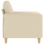 Cream-colored fabric armchair, 60 cm by , Sofas - Ref: Foro24-359464, Price: 160,19 €, Discount: %