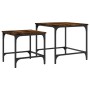 Stackable coffee tables, set of 2, engineered wood in smoked oak. by , Coffee table - Ref: Foro24-838920, Price: 35,79 €, Dis...