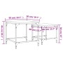 Mesas de centro apilables 2 pzas madera ingeniería roble humo de , Mesas de centro - Ref: Foro24-838920, Precio: 35,79 €, Des...