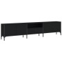 TV stand with black engineered wood drawer 200x25x44 cm by , TV Furniture - Ref: Foro24-838988, Price: 114,20 €, Discount: %