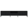 TV stand with black engineered wood drawer 200x25x44 cm by , TV Furniture - Ref: Foro24-838988, Price: 114,20 €, Discount: %