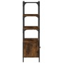 Bookshelf 3 shelves wood engineering oak smoke 70x30x109.5 cm by , Bookcases and shelves - Ref: Foro24-838995, Price: 59,87 €...