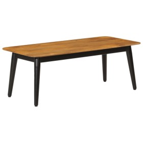 Mesa de centro madera maciza de mango y hierro 110x50x40 cm de , Mesas de centro - Ref: Foro24-356976, Precio: 112,99 €, Desc...