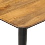 Solid mango wood and iron coffee table 110x50x40 cm by , Coffee table - Ref: Foro24-356976, Price: 112,31 €, Discount: %