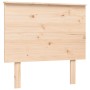 Estructura de cama individual con cabecero madera maciza de , Camas y somieres - Ref: Foro24-3193621, Precio: 90,99 €, Descue...