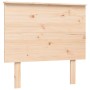 Estructura de cama con cabecero madera maciza 100x200 cm de , Camas y somieres - Ref: Foro24-3193391, Precio: 129,71 €, Descu...