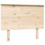 Solid pine wood bed headboard 104x6x82.5 cm by , Headboards and footboards - Ref: Foro24-819155, Price: 43,32 €, Discount: %