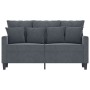 Dunkelgraues 2-Sitzer-Sofa aus Samt, 120 cm von , Sofas - Ref: Foro24-359294, Preis: 233,18 €, Rabatt: %