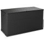 Anthracite rattan PP garden storage box 120x56x63cm by vidaXL, Outdoor storage boxes - Ref: Foro24-43711, Price: 121,81 €, Di...