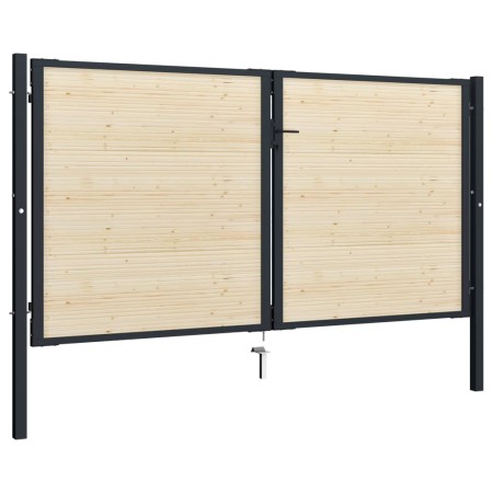 Fence slats 40 units solid fir wood 134 cm by , garden gates - Ref: Foro24-146537, Price: 112,58 €, Discount: %