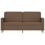 2-Sitzer-Sofa aus braunem Stoff, 140 cm von , Sofas - Ref: Foro24-359481, Preis: 231,99 €, Rabatt: %