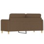 2-Sitzer-Sofa aus braunem Stoff, 140 cm von , Sofas - Ref: Foro24-359481, Preis: 231,99 €, Rabatt: %