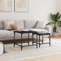 Stackable coffee tables 2 pieces black engineered wood by , Coffee table - Ref: Foro24-838918, Price: 36,48 €, Discount: %