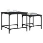 Stackable coffee tables 2 pieces black engineered wood by , Coffee table - Ref: Foro24-838918, Price: 36,48 €, Discount: %