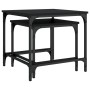 Stackable coffee tables 2 pieces black engineered wood by , Coffee table - Ref: Foro24-838918, Price: 36,48 €, Discount: %