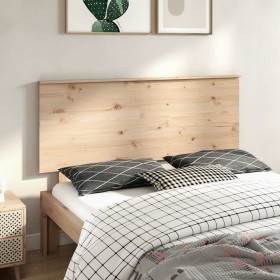 Cabecero de cama madera maciza de pino 154x6x82,5 cm de , Cabeceros y pies de cama - Ref: Foro24-819175, Precio: 62,99 €, Des...