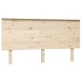 Solid pine wood bed headboard 154x6x82.5 cm by , Headboards and footboards - Ref: Foro24-819175, Price: 62,68 €, Discount: %