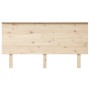 Solid pine wood bed headboard 154x6x82.5 cm by , Headboards and footboards - Ref: Foro24-819175, Price: 62,68 €, Discount: %