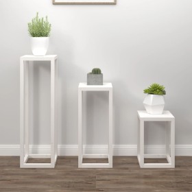 3-piece bar set solid white pine wood by , Pot stands - Ref: Foro24-822268, Price: 116,99 €, Discount: %