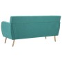 Sofá de 3 plazas tapizado de tela verde 172x70x82 cm de vidaXL, Sofás - Ref: Foro24-247128, Precio: 346,02 €, Descuento: %