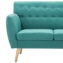 3-Sitzer-Sofa mit grünem Stoffbezug, 172 x 70 x 82 cm von vidaXL, Sofas - Ref: Foro24-247128, Preis: 346,46 €, Rabatt: %