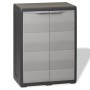 Garden cabinet with 1 shelf in black and gray color by vidaXL, Lockers and storage cabinets - Ref: Foro24-43707, Price: 77,80...