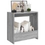 Sonoma gray plywood side table 50x26x50 cm by , Side tables - Ref: Foro24-826630, Price: 32,68 €, Discount: %