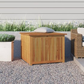 Garden storage box solid acacia wood 75x75x58 cm by , Outdoor storage boxes - Ref: Foro24-319706, Price: 158,07 €, Discount: %