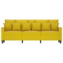 Sofá de 3 plazas terciopelo amarillo 180 cm de , Sofás - Ref: Foro24-359319, Precio: 310,16 €, Descuento: %