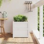 Solid white pine wood planter 50x50x50 cm by , Pots and planters - Ref: Foro24-837416, Price: 53,97 €, Discount: %