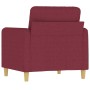 Roter Stoffsessel 60 cm von , Sofas - Ref: Foro24-359468, Preis: 160,99 €, Rabatt: %