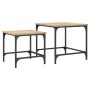 Stackable coffee tables 2 pieces engineered wood Sonoma oak by , Coffee table - Ref: Foro24-838919, Price: 35,34 €, Discount: %