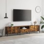 TV-Schrankschublade aus Holzwerkstoff, geräucherte Eiche, 200 x 25 x 44 cm von , TV-Möbel - Ref: Foro24-838990, Preis: 119,58...