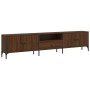 Mueble de TV cajón madera ingeniería roble marrón 200x25x44 cm de , Muebles TV - Ref: Foro24-838992, Precio: 110,13 €, Descue...