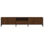 Mueble de TV cajón madera ingeniería roble marrón 200x25x44 cm de , Muebles TV - Ref: Foro24-838992, Precio: 110,13 €, Descue...