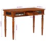 Solid acacia wood desk with drawer 110x50x76 cm by , Desks - Ref: Foro24-356973, Price: 288,51 €, Discount: %