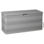 Caja de almacenamiento de jardín gris 117x45x56 cm de vidaXL, Cajas de almacenaje para exteriores - Ref: Foro24-43709, Precio...