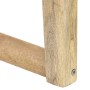 Braune Bank aus echtem Leder und massivem Mangoholz, 150 cm von , Ess- und Küchenbänke - Ref: Foro24-321834, Preis: 174,99 €,...