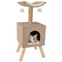 FLAMINGO Árbol rascador para gatos Scandi beige 43.5x40x54.5 cm 560554 de FLAMINGO, Mobiliario para gatos - Ref: Foro24-42166...