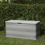 Caja de almacenamiento de jardín gris 117x45x56 cm de vidaXL, Cajas de almacenaje para exteriores - Ref: Foro24-43709, Precio...