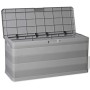 Caja de almacenamiento de jardín gris 117x45x56 cm de vidaXL, Cajas de almacenaje para exteriores - Ref: Foro24-43709, Precio...