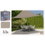 ProGarden Sand square fabric awning 3x3 m by , Umbrellas - Ref: Foro24-436322, Price: 31,98 €, Discount: %