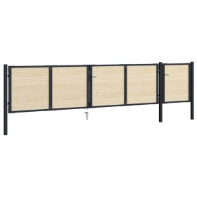 Zaunlatten 65 Einheiten aus massivem Tannenholz von , Gartentore - Ref: Foro24-146553, Preis: 125,99 €, Rabatt: %