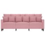 3-Sitzer-Sofa aus rosa Samt, 180 cm von , Sofas - Ref: Foro24-359316, Preis: 310,16 €, Rabatt: %