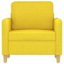 Light yellow fabric armchair 60 cm by , Sofas - Ref: Foro24-359467, Price: 160,59 €, Discount: %